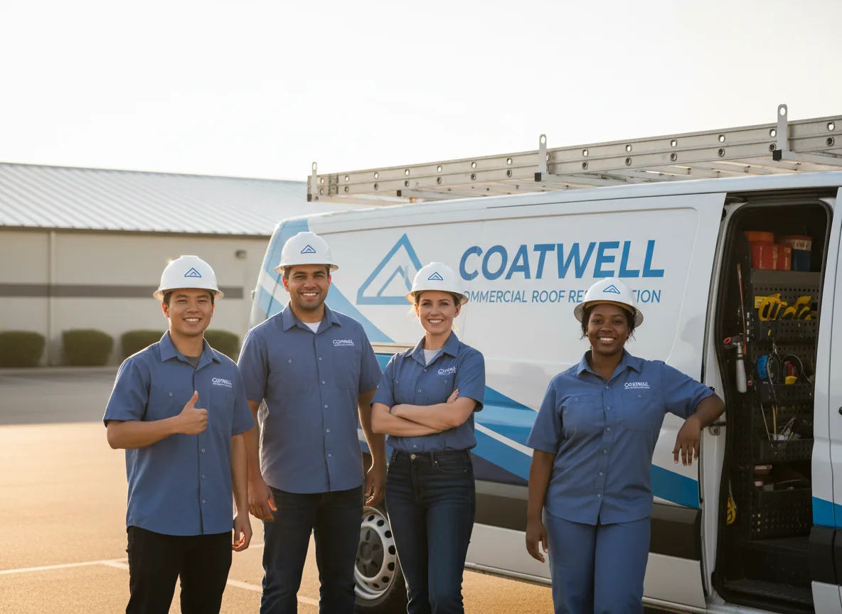 Commercial roof coating company in Polkville, NC